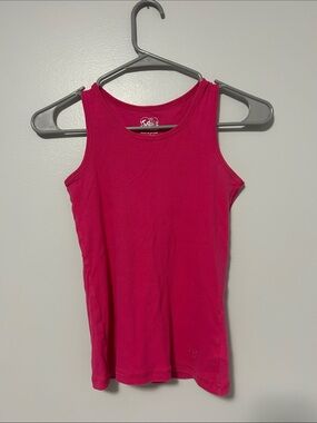 Justice Bright Fuchsia Ribbed Tank Top